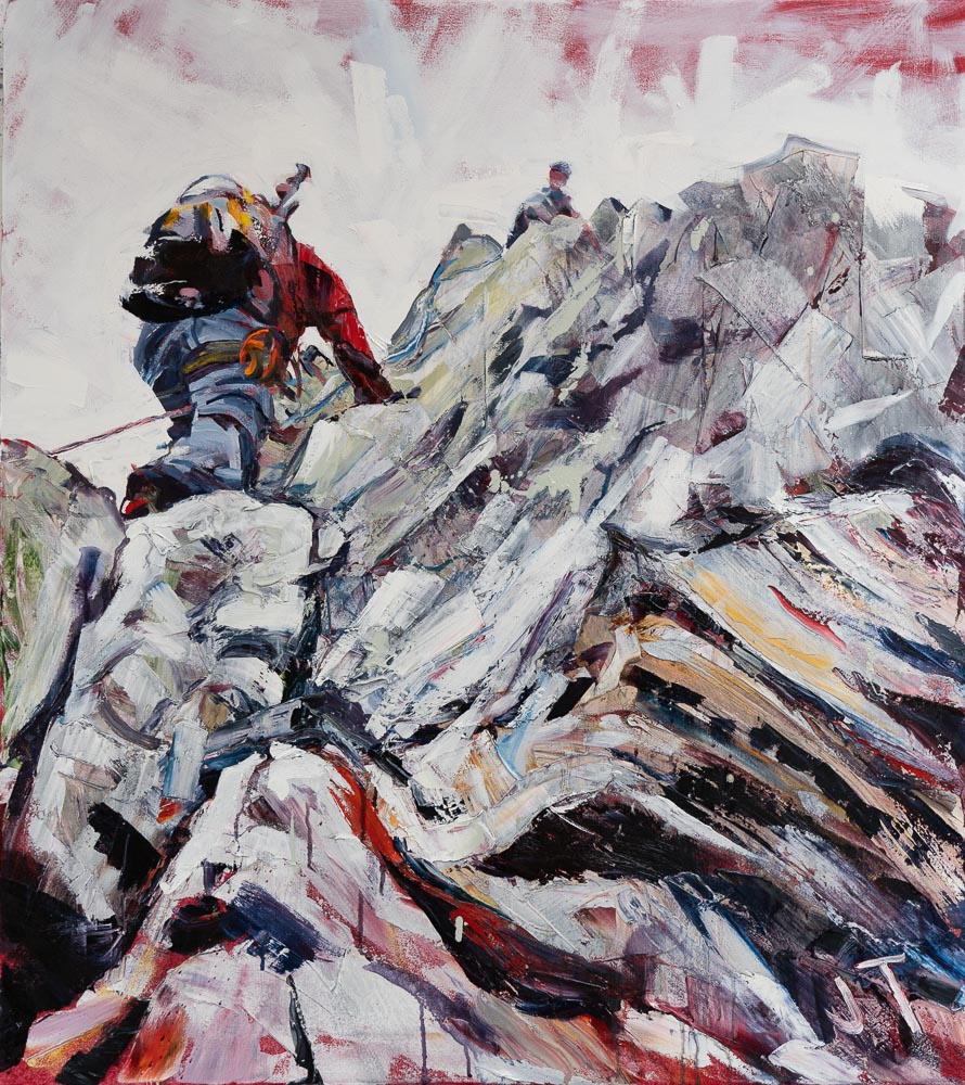 Climbers, White Napes Ridge
